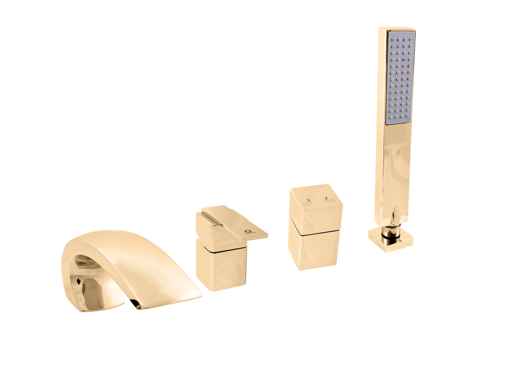 Bath lever mixer LOIRA GOLD