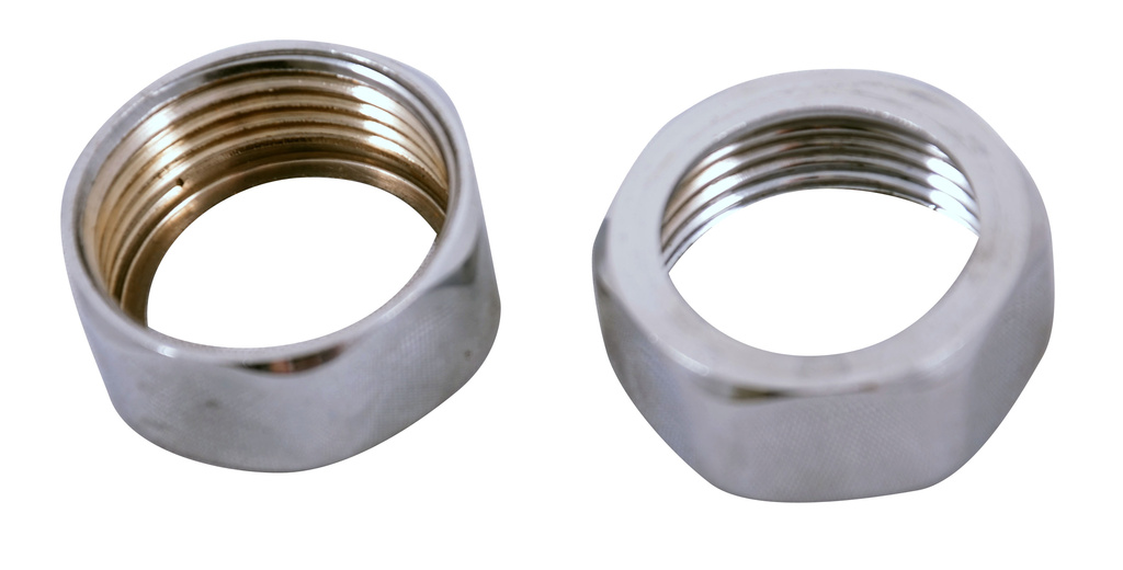 Screw-nut for eccentric, 2 pcs Chrome