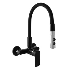 BLACK MATT/CHROME