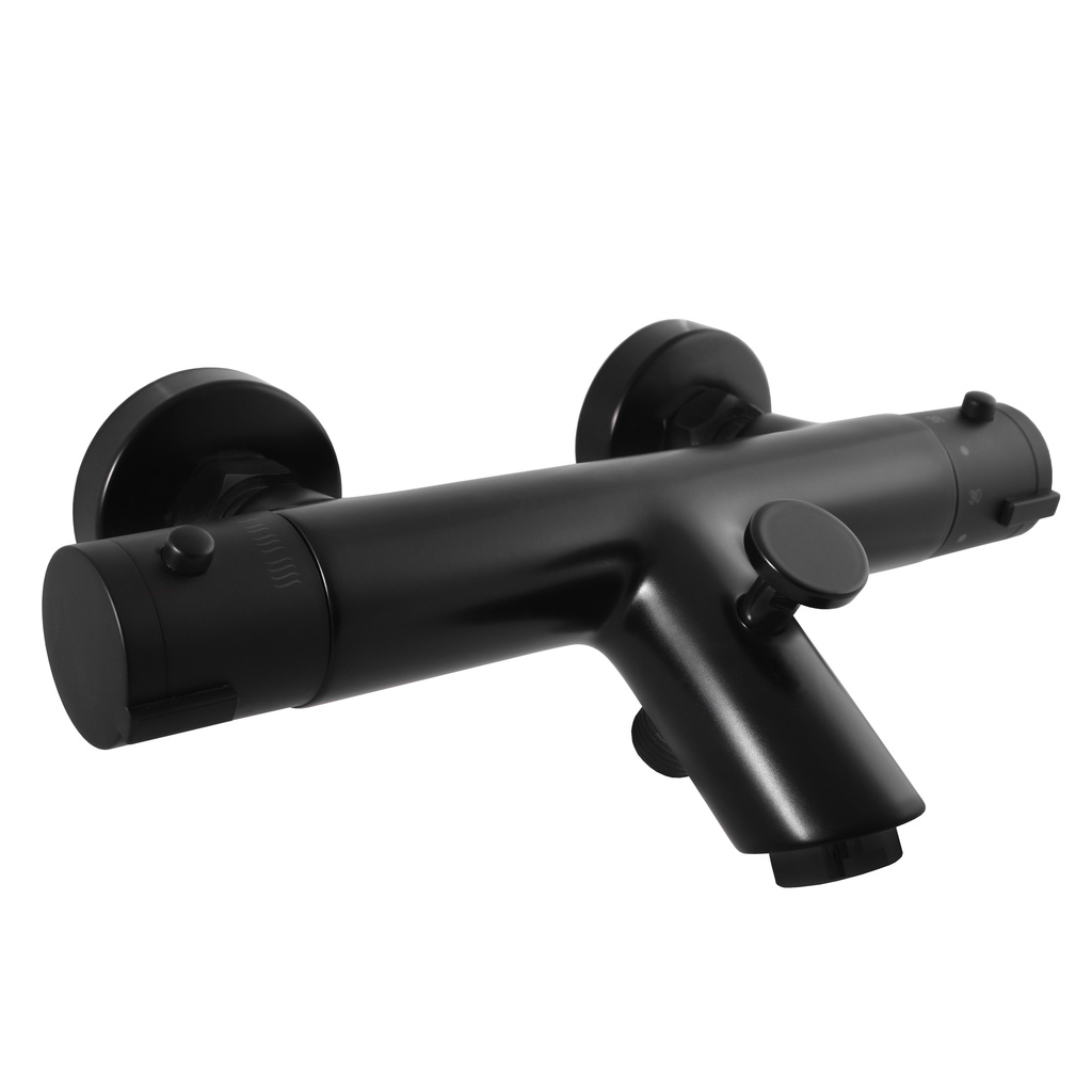 Bath mixer THERMOSTATIC BLACK MATT