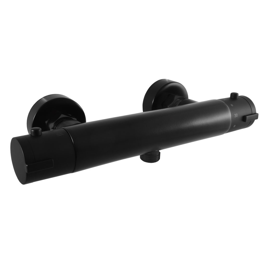 Shower mixer THERMOSTATIC BLACK MATT