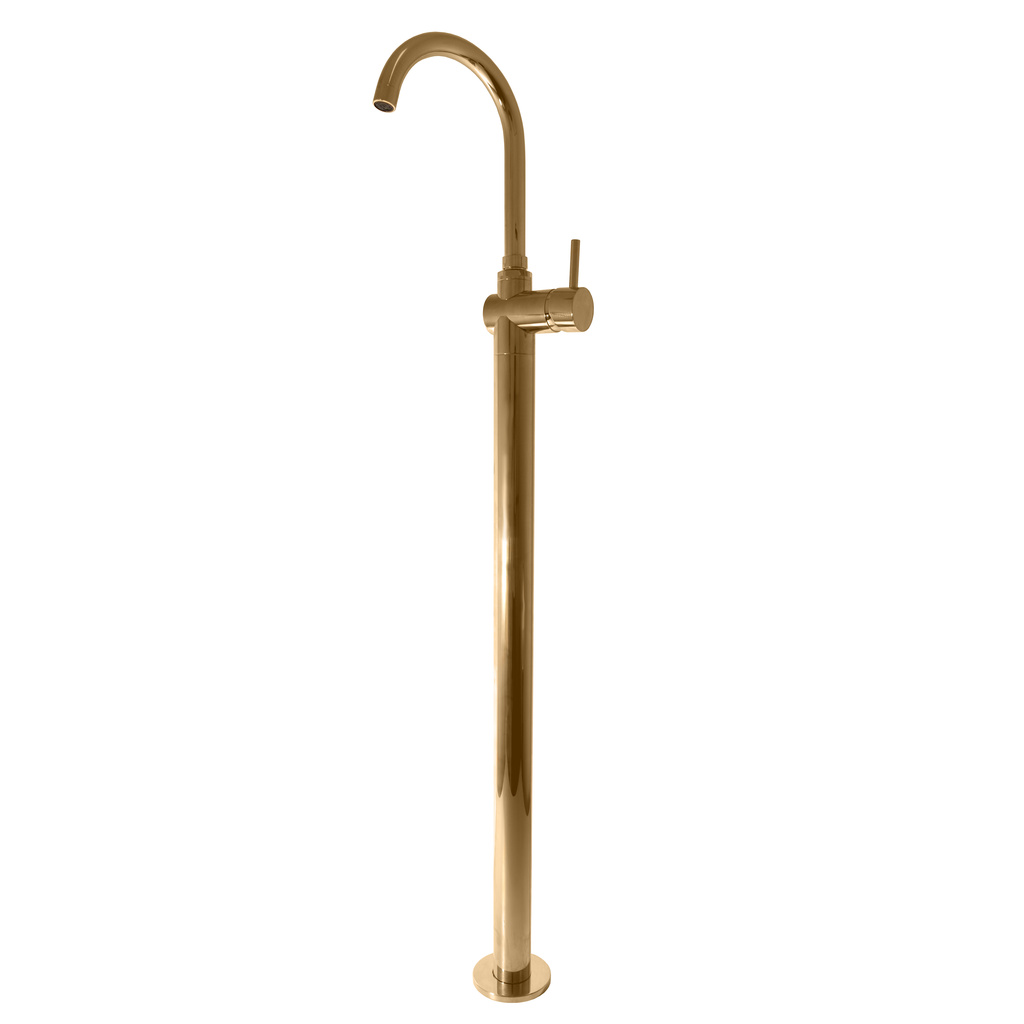 Free standing basin lever mixer SEINA GOLD