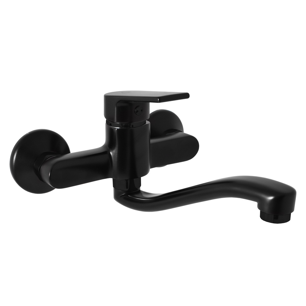 Washbasin and sink lever mixer  COLORADO BLACK MATT