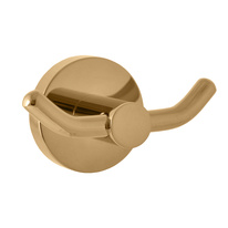 Double robe hook Gold Bathroom accessory COLORADO