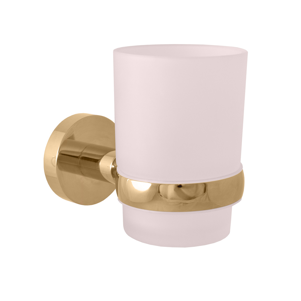 Toothbrush holder Gold  Bathroom accessory COLORADO