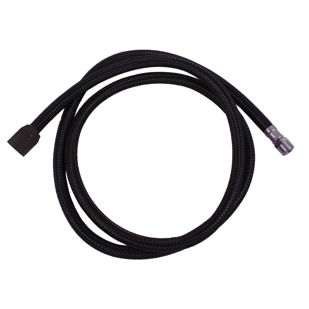 Shower hose for sink faucet black 150 cm