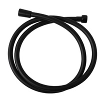 Shower hose durable plastic 150cm  BLACK MATTE