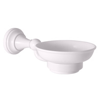 Ceramic soap dish white  Bathroom accessory MORAVA RETRO