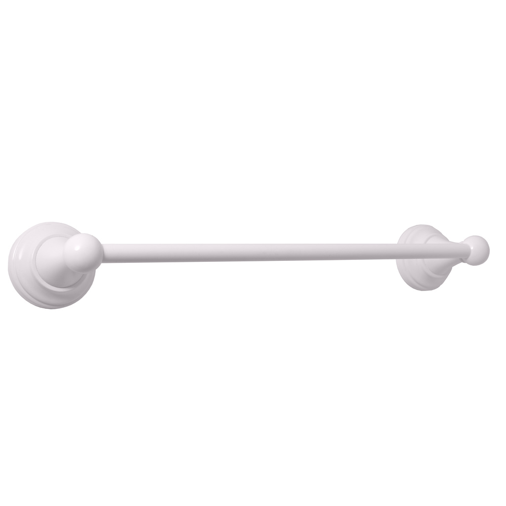 Towel holder 400,5 mm white Bathroom accessory MORAVA RETRO