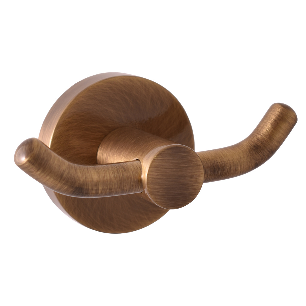 Double robe hook bronze Bathroom accessory COLORADO