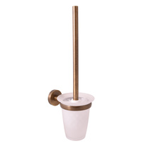 Toilet brush and holder bronze Bathroom accessory COLORADO