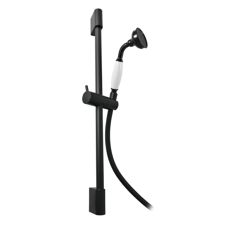 Shower set RETRO BLACK MATT