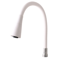 Flexible spout WHITE/CHROME