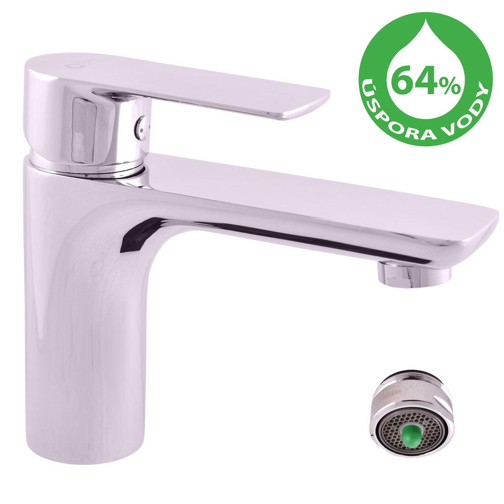 Water-saving basin lever mixer  VLTAVA ECO 