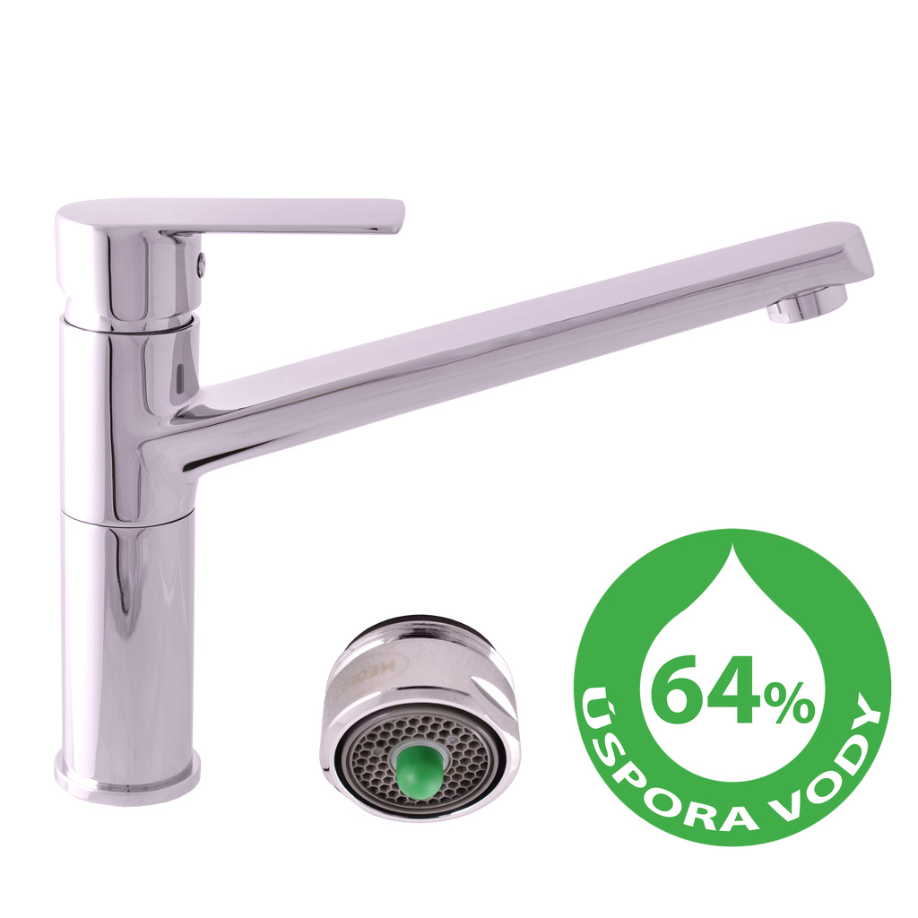 Water-saving sink lever mixer VLTAVA ECO