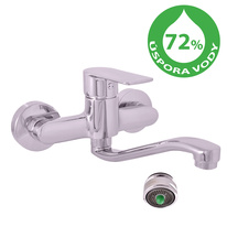 Water-saving sink/basin lever mixer VLTAVA ECO