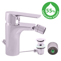 Water-saving bidet lever mixer VLTAVA ECO