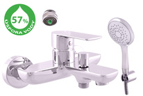 Water-saving bath lever mixer VLTAVA ECO