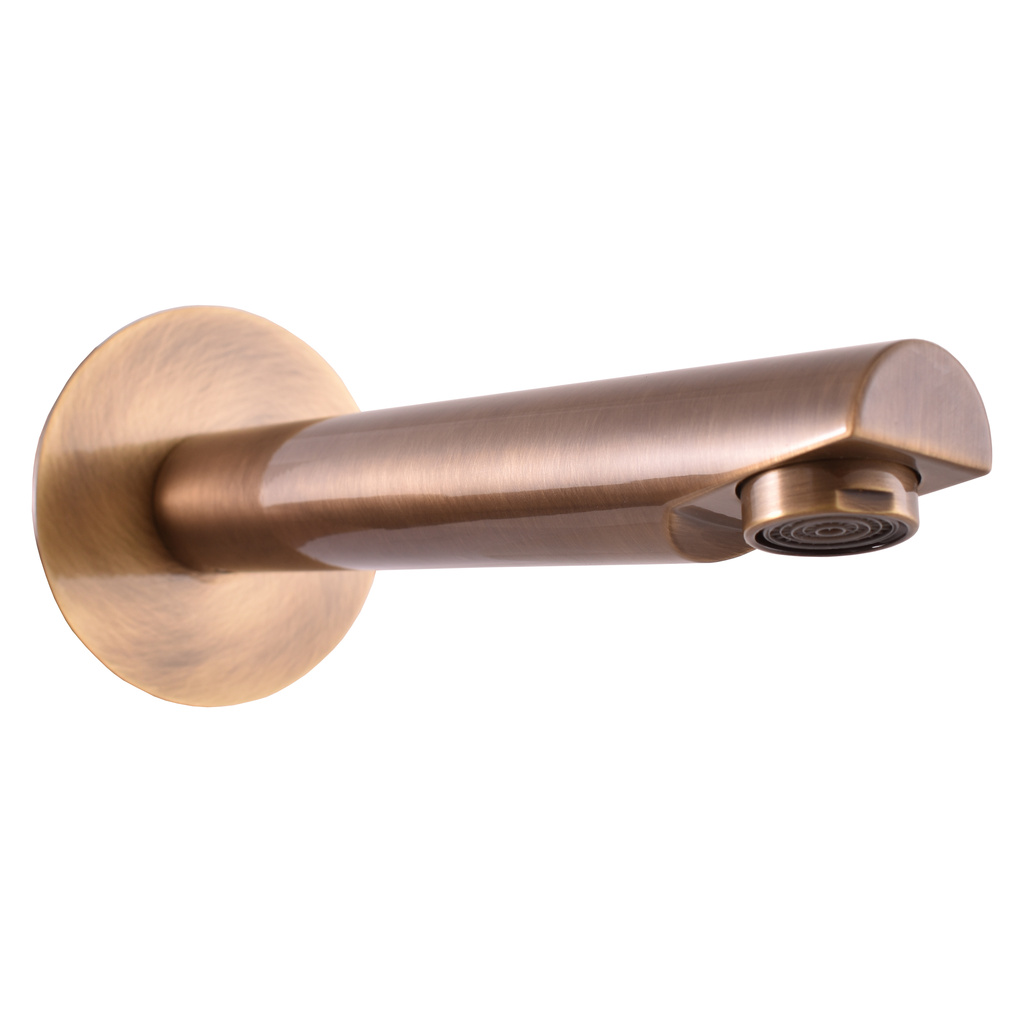 Round spout wall-mounted BRONZE