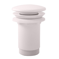 Basin pop-up waste  with an overflow CLICK/CLACK 5/4'', white ceramic plug