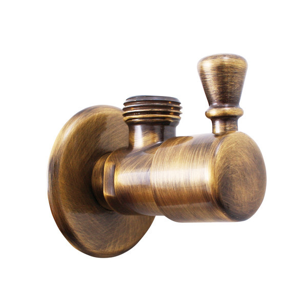 Angle valve with ceramic headwork G1/2'' x G3/8'' RETRO BRONZE