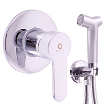 Bidet built-in mixer with shower ZAMBEZI