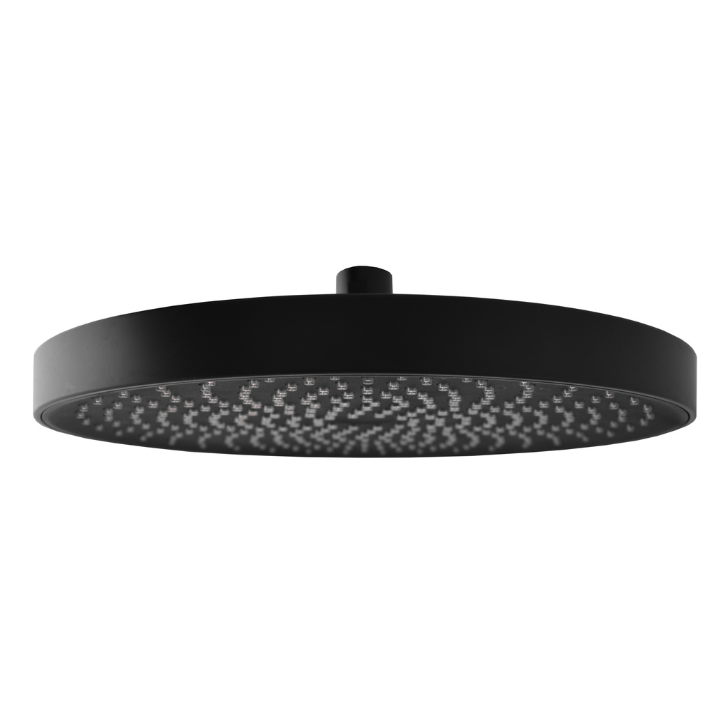 Haed shower round ø 30 cm, BLACK MATT