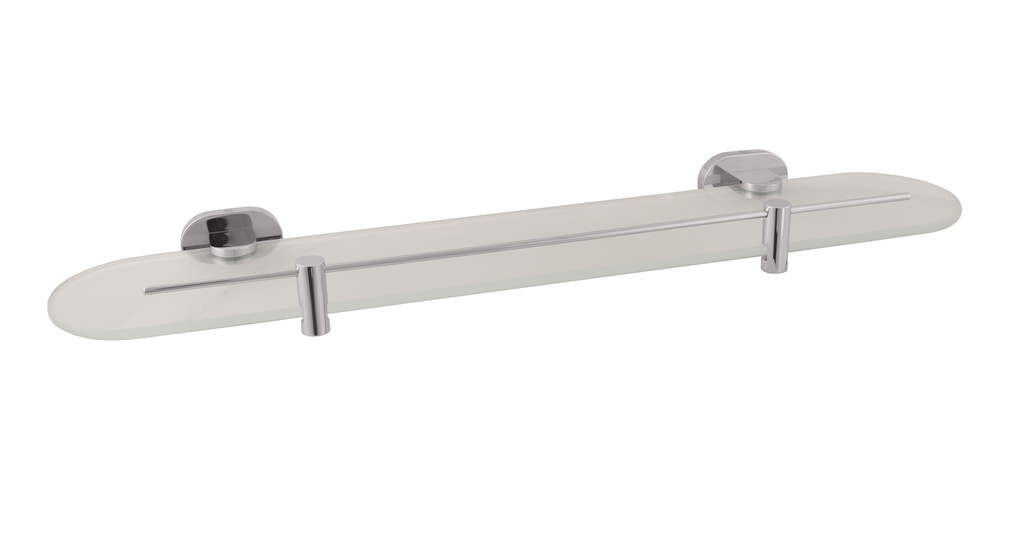 Glass shelf 500 mm chrome Bathroom accessory YUKON