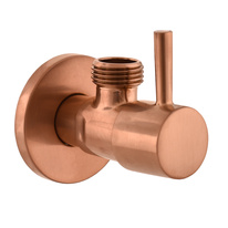 Angle valve with ceramic headwork 1/2 '' - 1/2 '' ROSE GOLD brushed matt