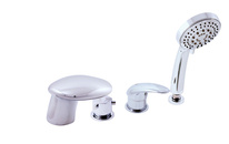 Bath lever mixer DUNAJ - 4 hole