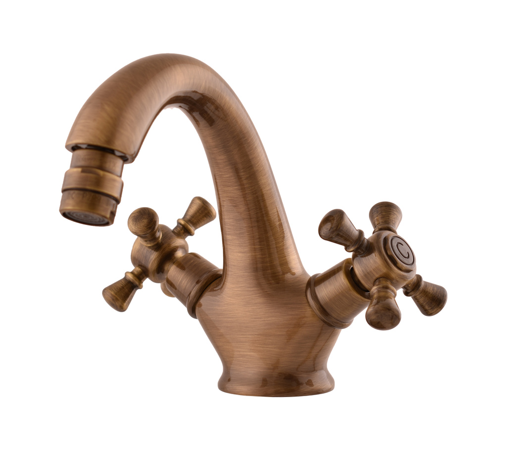 Bidet lever mixer MORAVA RETRO-BRONZE