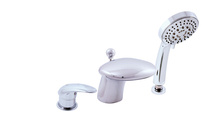 Bath lever mixer DUNAJ - 3 hole