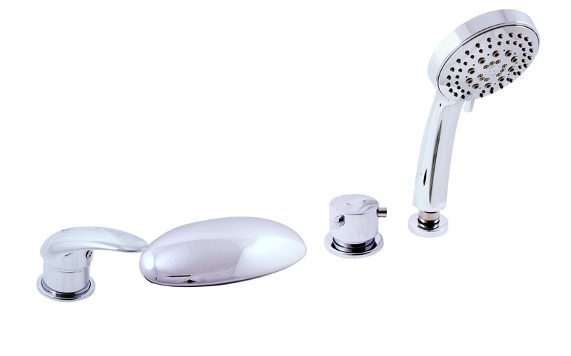 Bath lever mixer DUNAJ - 4 hole