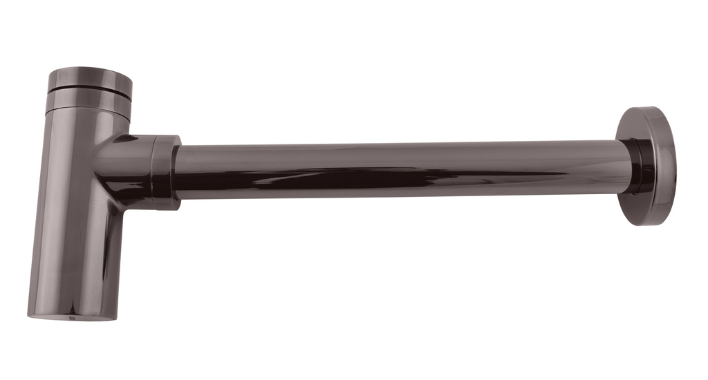 Wash basin siphon METAL GREY matte