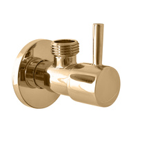 Washing machine angle valve  M1/2'' x M3/4'' GOLD polished
