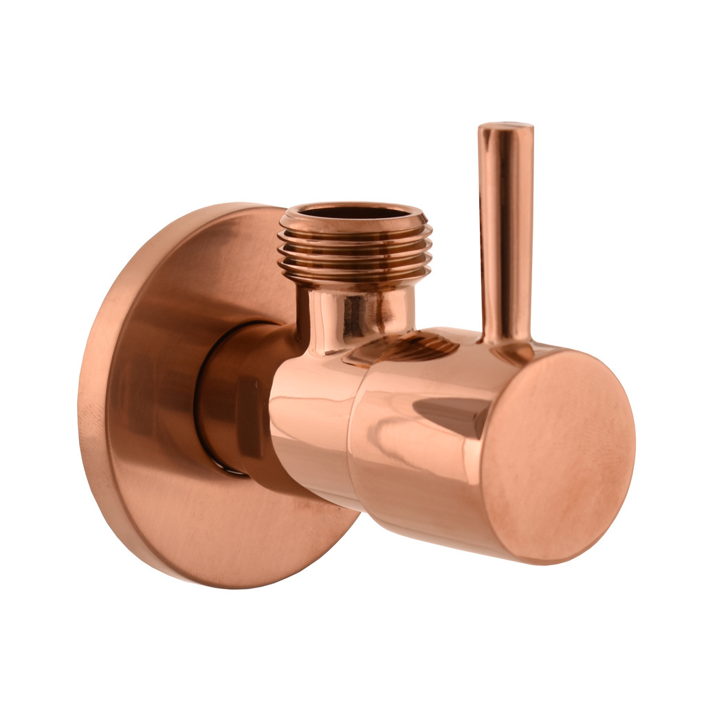 Washing machine angle valve  M1/2'' x M3/4'' ROSE GOLD polished