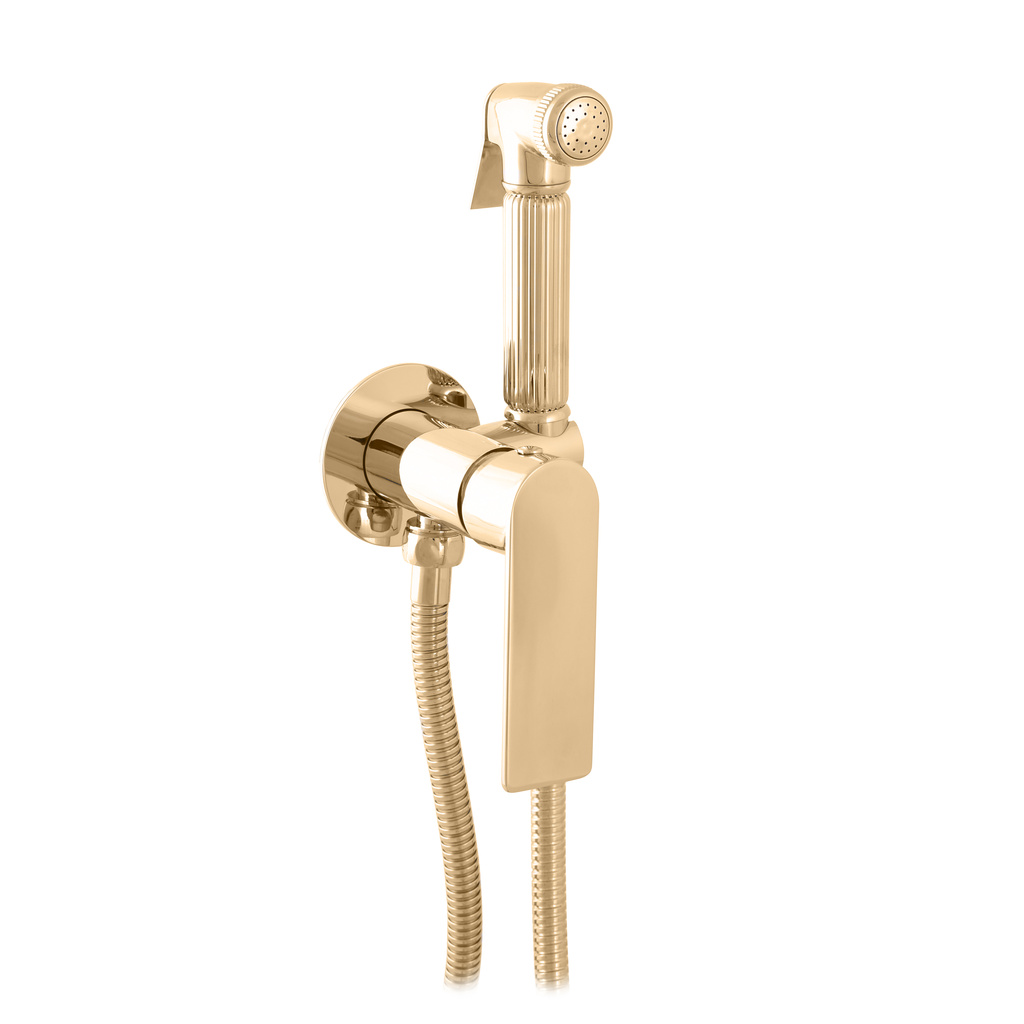 Built-in bidet lever mixer NIL GOLD POLISHED