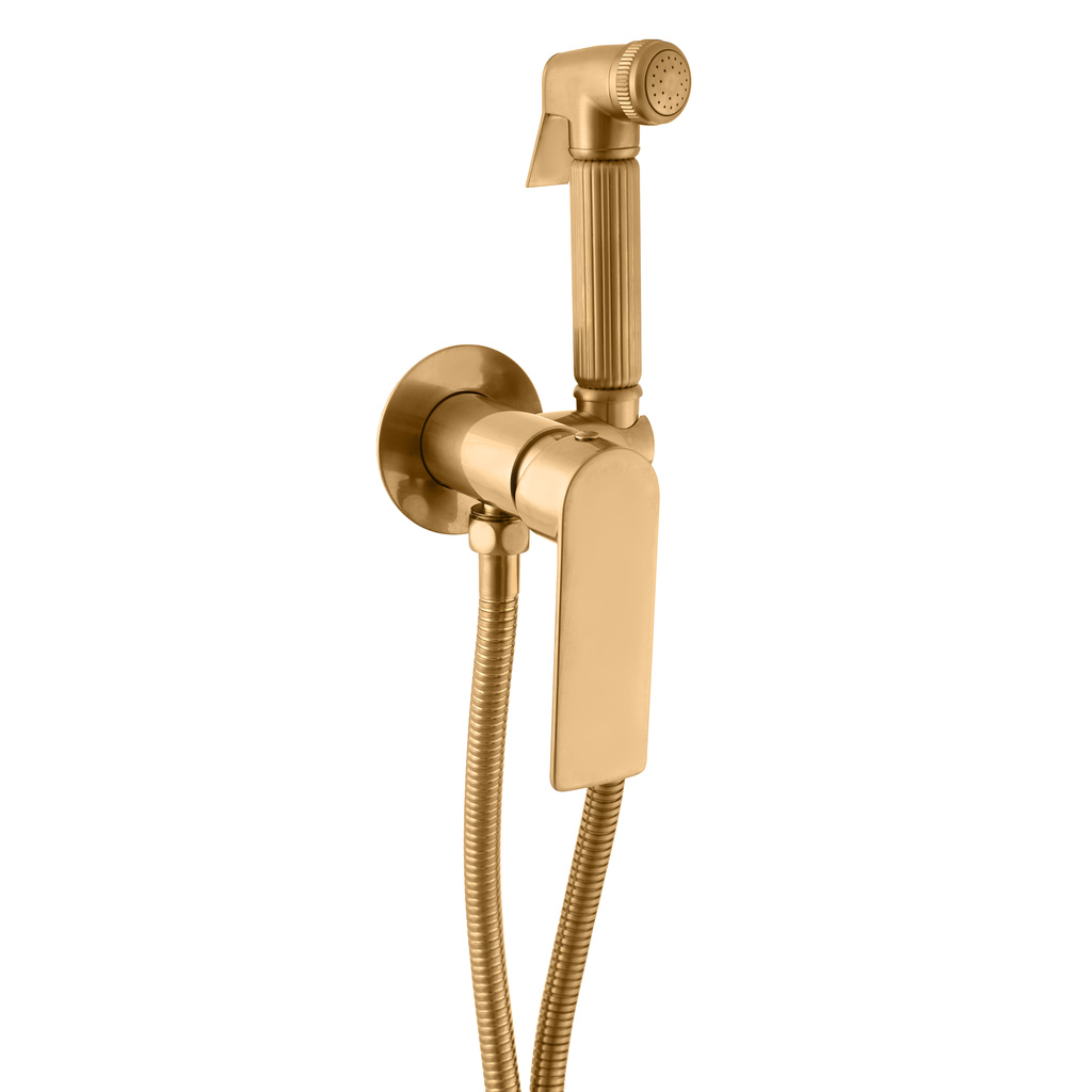 Built-in bidet lever mixer NIL GOLD BRUSHED