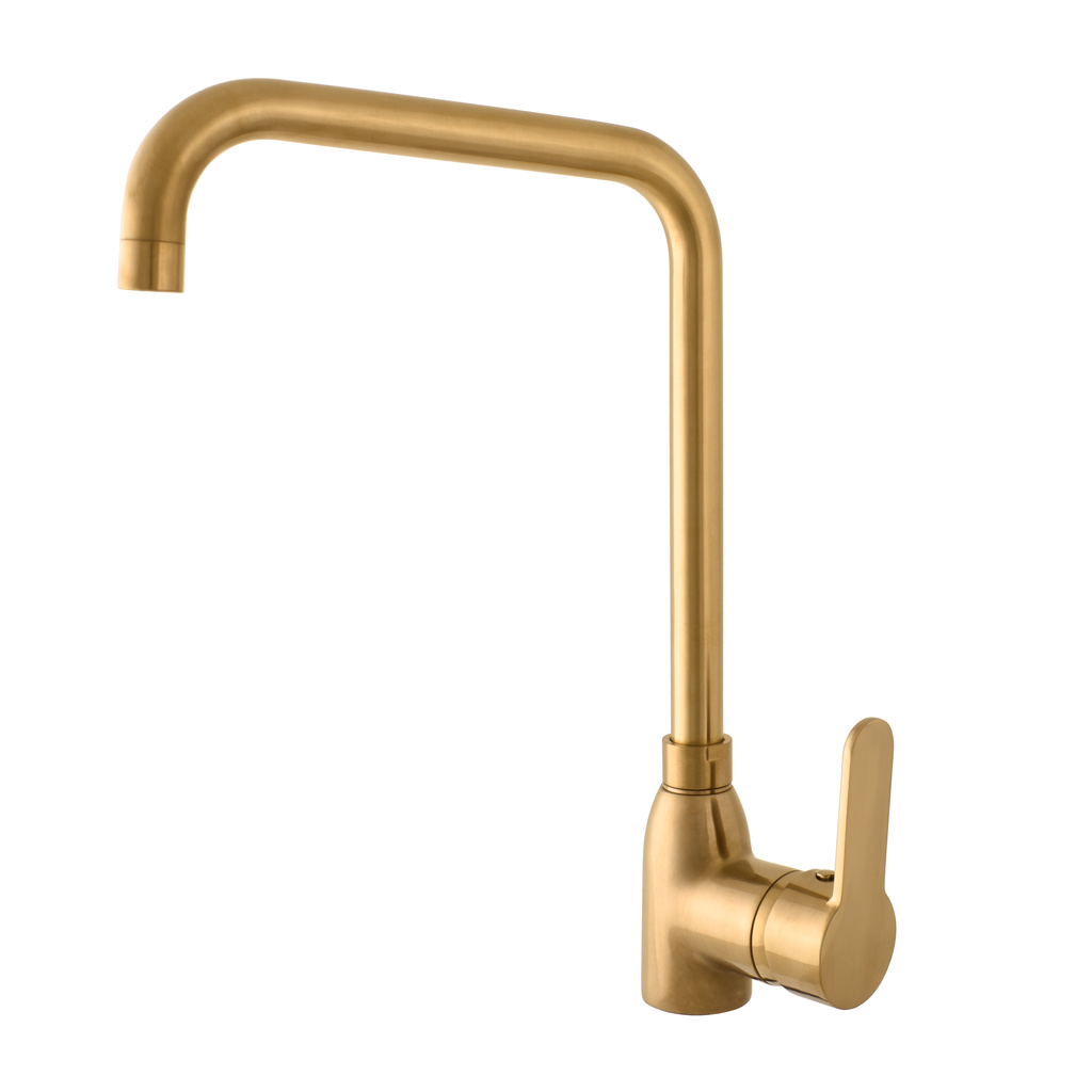 Sink lever mixer ZAMBEZI GOLD BRUSHED