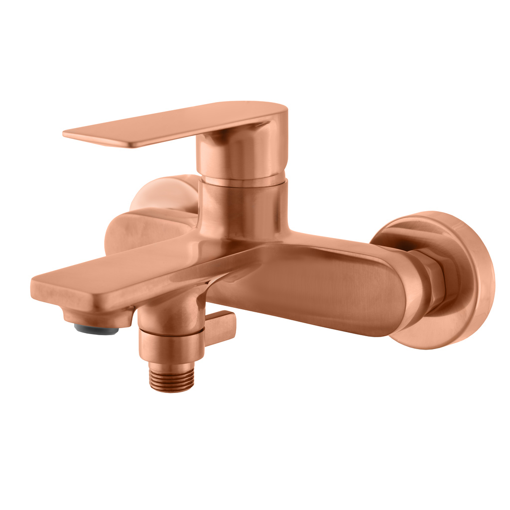 Bath lever mixer NIL GOLD ROSE – brushed matt