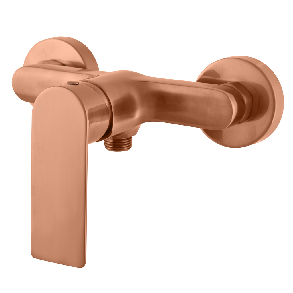 Shower lever mixer NIL GOLD ROSE – brushed matt