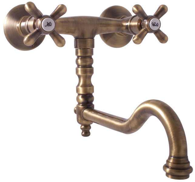 Basin lever mixer MORAVA RETRO bronze