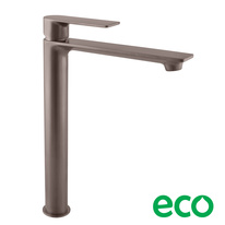 Basin lever mixer, high NIL METAL GREY BRUSHED