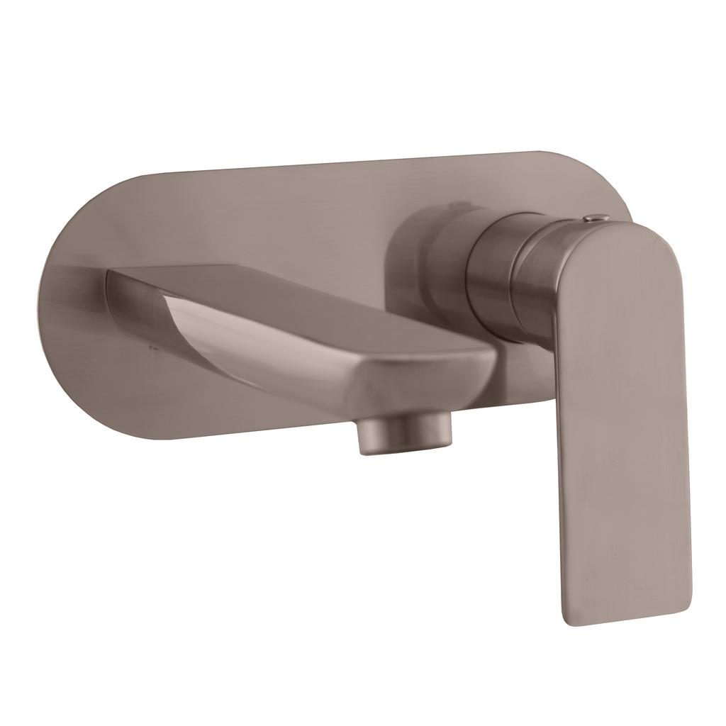 Built-in basin lever mixer NIL - metal grey