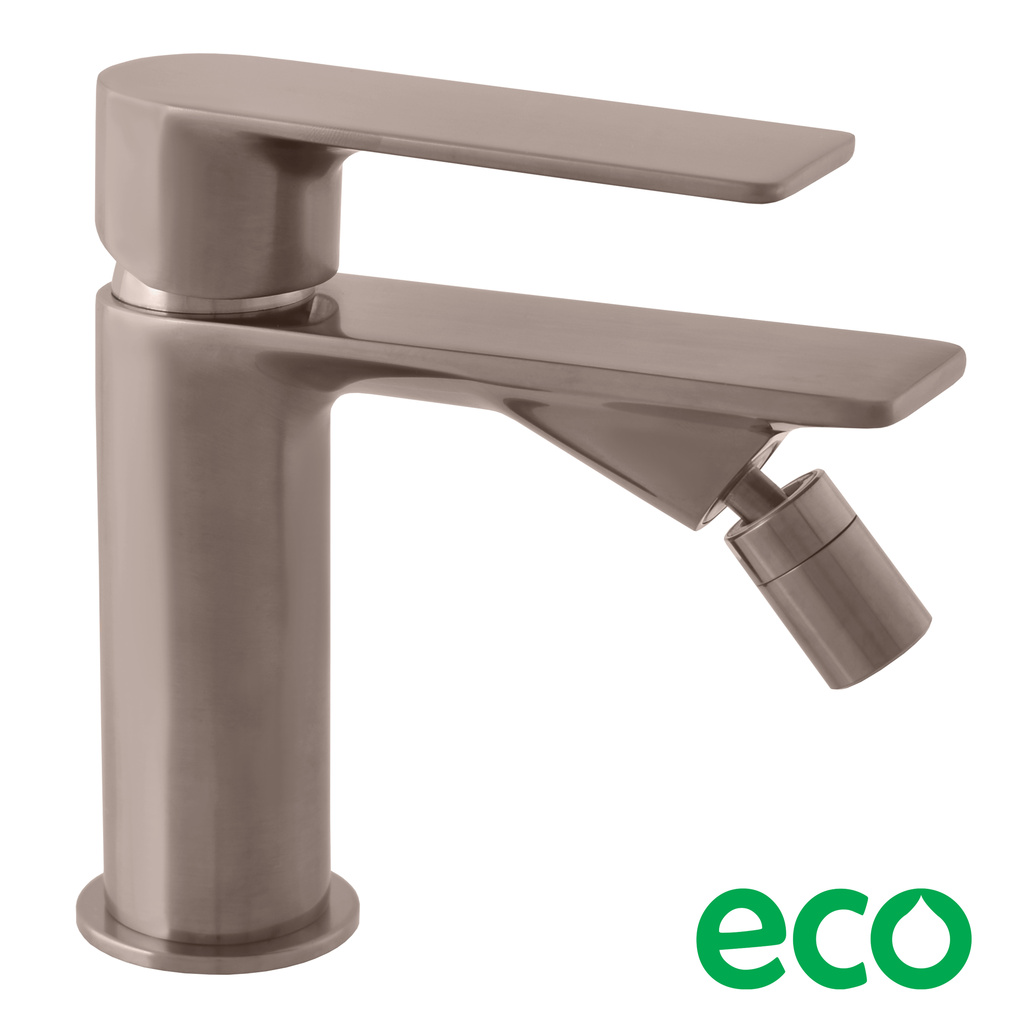 Bidet lever mixer NIL METAL GREY BRUSHED