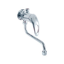 Wall-mounted washbasin / sink faucet for low-pressure heaters CHROME