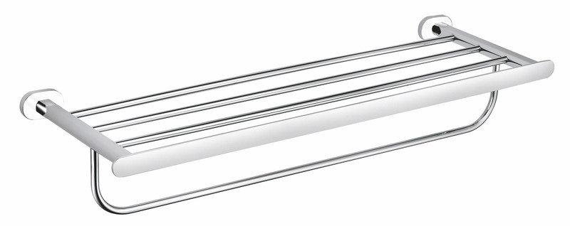 Towel shelf 665,5 mm chrome/white Bathroom accessory YUKON