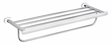 Towel shelf 665,5 mm chrome/white 