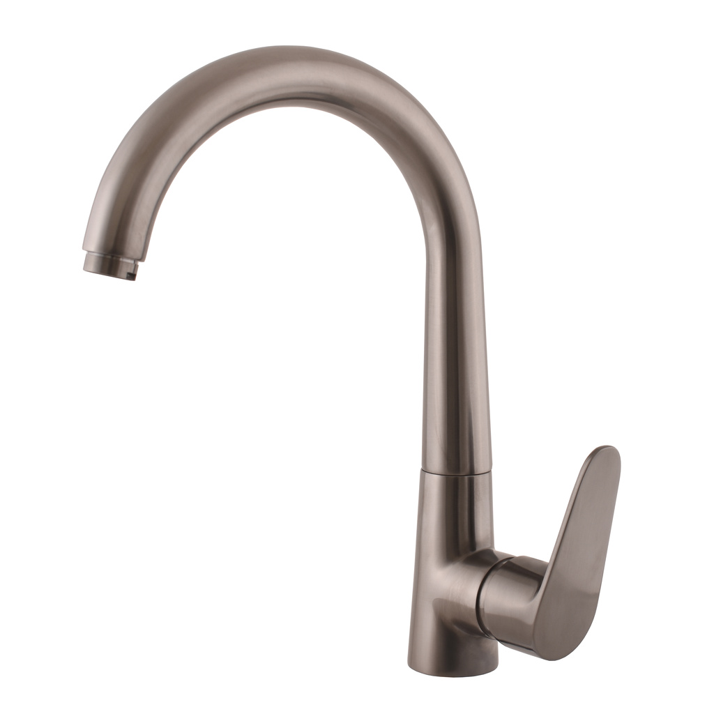 Sink lever mixer AMUR METAL GREY BRUSHED