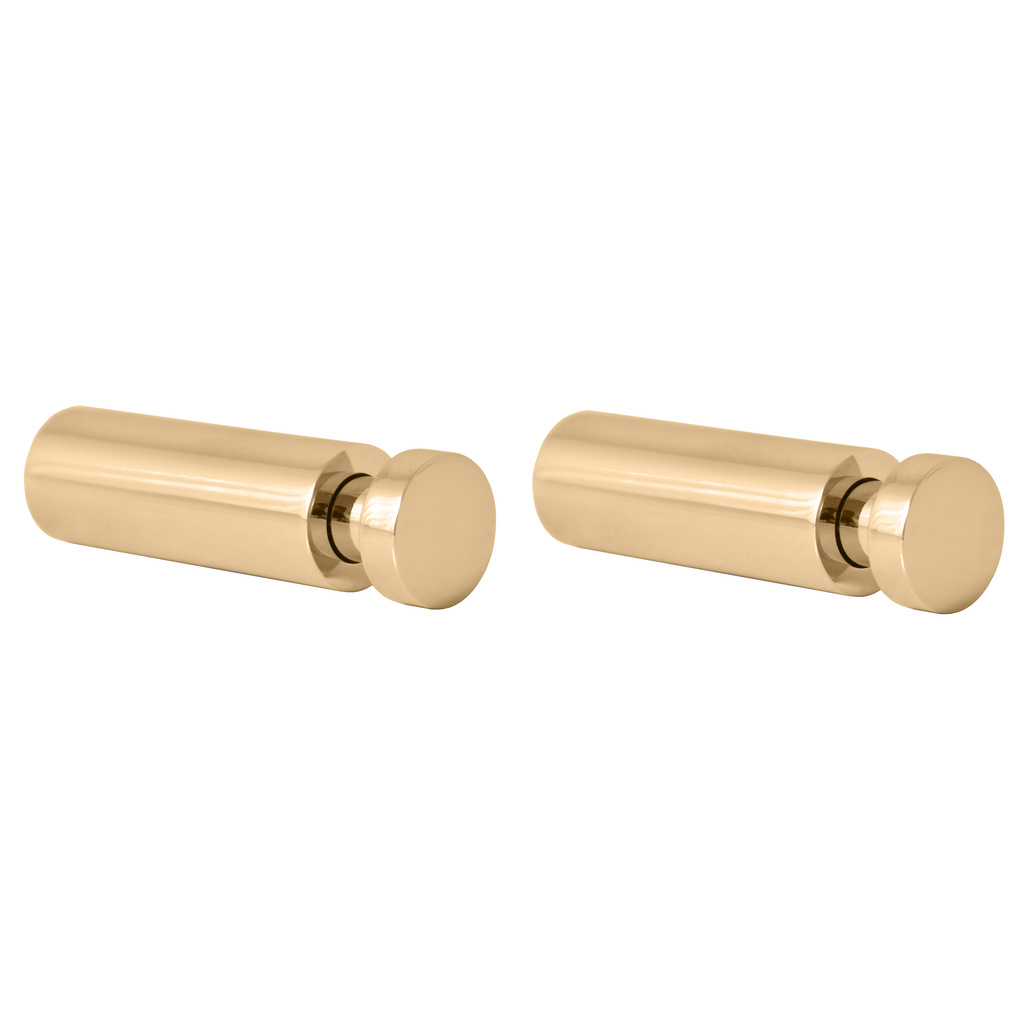 Single robe hook 55 mm, 2pc Bathroom accessory COLORADO GOLD POLISHED